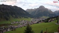 Archiv Foto Webcam Oberlech: Ausblick Pension Bergland 04:00