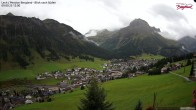 Archiv Foto Webcam Oberlech: Ausblick Pension Bergland 09:00