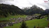 Archiv Foto Webcam Oberlech: Ausblick Pension Bergland 11:00