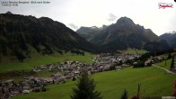 Archiv Foto Webcam Oberlech: Ausblick Pension Bergland 13:00