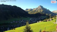 Archiv Foto Webcam Oberlech: Ausblick Pension Bergland 07:00