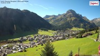 Archiv Foto Webcam Oberlech: Ausblick Pension Bergland 09:00