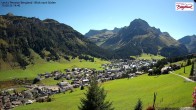Archiv Foto Webcam Oberlech: Ausblick Pension Bergland 13:00