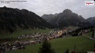 Archiv Foto Webcam Oberlech: Ausblick Pension Bergland 05:00