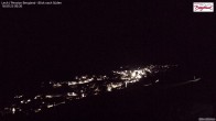 Archiv Foto Webcam Oberlech: Ausblick Pension Bergland 23:00
