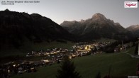 Archived image Webcam Lech am Arlberg - Guesthouse Bergland 05:00