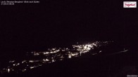 Archiv Foto Webcam Oberlech: Ausblick Pension Bergland 23:00