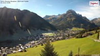 Archiv Foto Webcam Oberlech: Ausblick Pension Bergland 09:00