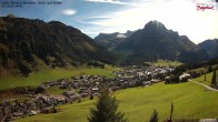 Archiv Foto Webcam Oberlech: Ausblick Pension Bergland 13:00