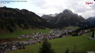 Archiv Foto Webcam Oberlech: Ausblick Pension Bergland 17:00