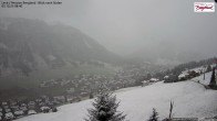 Archiv Foto Webcam Oberlech: Ausblick Pension Bergland 07:00