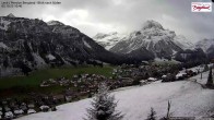 Archiv Foto Webcam Oberlech: Ausblick Pension Bergland 09:00