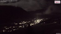 Archiv Foto Webcam Oberlech: Ausblick Pension Bergland 23:00