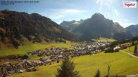 Archiv Foto Webcam Oberlech: Ausblick Pension Bergland 13:00