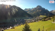Archiv Foto Webcam Oberlech: Ausblick Pension Bergland 09:00