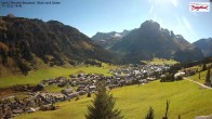 Archiv Foto Webcam Oberlech: Ausblick Pension Bergland 13:00