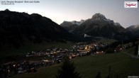 Archived image Webcam Lech am Arlberg - Guesthouse Bergland 06:00