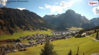 Archived image Webcam Lech am Arlberg - Guesthouse Bergland 13:00