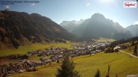 Archived image Webcam Lech am Arlberg - Guesthouse Bergland 13:00