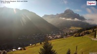 Archiv Foto Webcam Oberlech: Ausblick Pension Bergland 09:00
