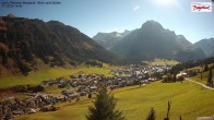 Archiv Foto Webcam Oberlech: Ausblick Pension Bergland 13:00