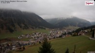 Archiv Foto Webcam Oberlech: Ausblick Pension Bergland 17:00
