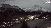 Archiv Foto Webcam Oberlech: Ausblick Pension Bergland 06:00