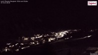 Archiv Foto Webcam Oberlech: Ausblick Pension Bergland 23:00