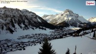 Archiv Foto Webcam Oberlech: Ausblick Pension Bergland 07:00