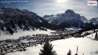 Archiv Foto Webcam Oberlech: Ausblick Pension Bergland 11:00