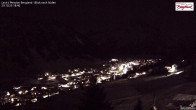 Archiv Foto Webcam Oberlech: Ausblick Pension Bergland 17:00