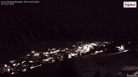Archiv Foto Webcam Oberlech: Ausblick Pension Bergland 19:00