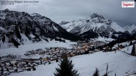 Archiv Foto Webcam Oberlech: Ausblick Pension Bergland 05:00