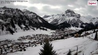Archiv Foto Webcam Oberlech: Ausblick Pension Bergland 09:00
