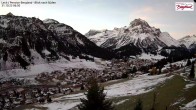 Archiv Foto Webcam Oberlech: Ausblick Pension Bergland 06:00