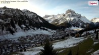 Archiv Foto Webcam Oberlech: Ausblick Pension Bergland 07:00
