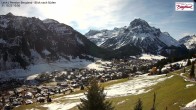 Archiv Foto Webcam Oberlech: Ausblick Pension Bergland 09:00