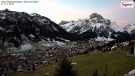 Archived image Webcam Lech am Arlberg - Guesthouse Bergland 05:00