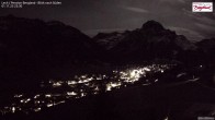Archiv Foto Webcam Oberlech: Ausblick Pension Bergland 21:00