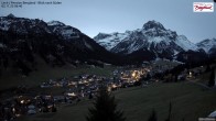 Archiv Foto Webcam Oberlech: Ausblick Pension Bergland 05:00