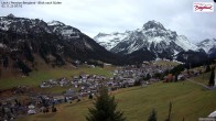 Archiv Foto Webcam Oberlech: Ausblick Pension Bergland 06:00