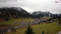 Archiv Foto Webcam Oberlech: Ausblick Pension Bergland 07:00