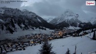 Archiv Foto Webcam Oberlech: Ausblick Pension Bergland 05:00