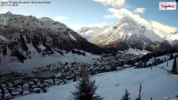 Archiv Foto Webcam Oberlech: Ausblick Pension Bergland 07:00