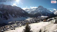 Archiv Foto Webcam Oberlech: Ausblick Pension Bergland 09:00
