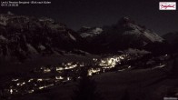 Archiv Foto Webcam Oberlech: Ausblick Pension Bergland 01:00