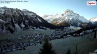 Archiv Foto Webcam Oberlech: Ausblick Pension Bergland 07:00
