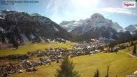 Archiv Foto Webcam Oberlech: Ausblick Pension Bergland 11:00
