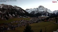 Archiv Foto Webcam Oberlech: Ausblick Pension Bergland 15:00
