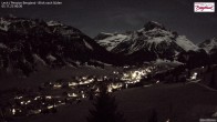 Archived image Webcam Lech am Arlberg - Guesthouse Bergland 23:00